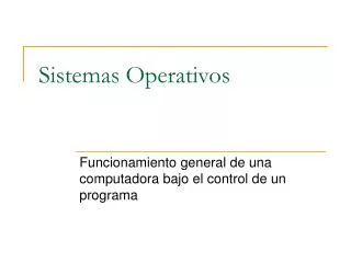 sistemas operativos