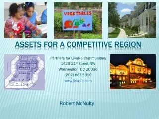 Assets for a Competitive Region