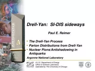 Drell-Yan: SI-DIS sideways