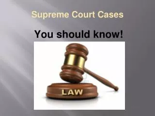 PPT COURT CASES PowerPoint Presentation free download ID:9424186