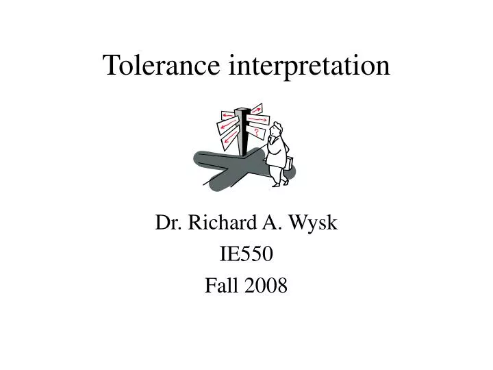 tolerance interpretation