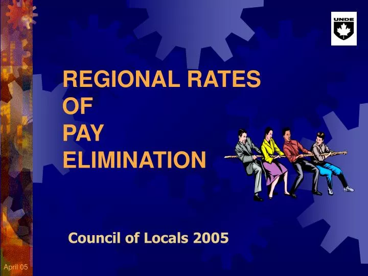 regional rates of pay elimination