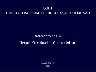 tratamento da hap terapia combinada quando iniciar