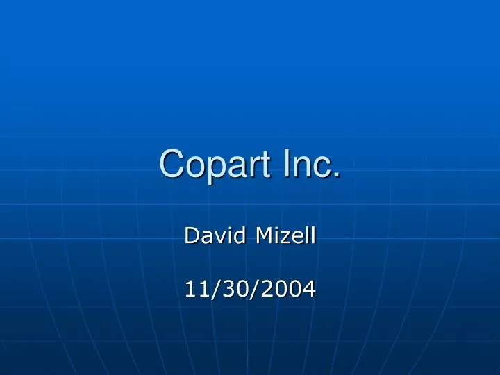 copart inc