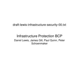draft-lewis-infrastructure-security-00.txt