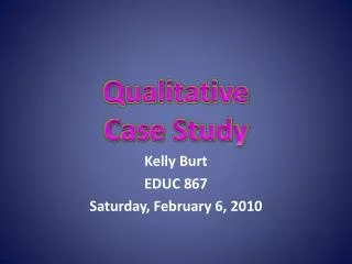 Qualitative Case Study