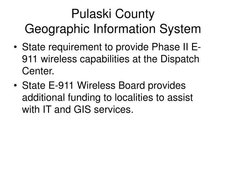 pulaski county geographic information system