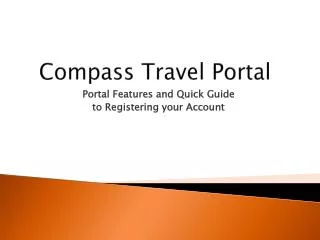 Compass Travel Portal