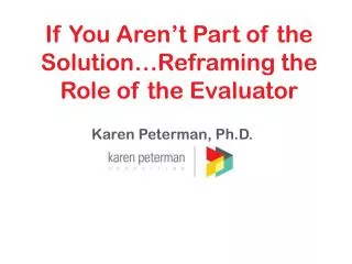 Karen Peterman, Ph.D.