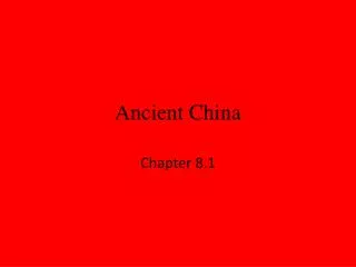 Ancient China