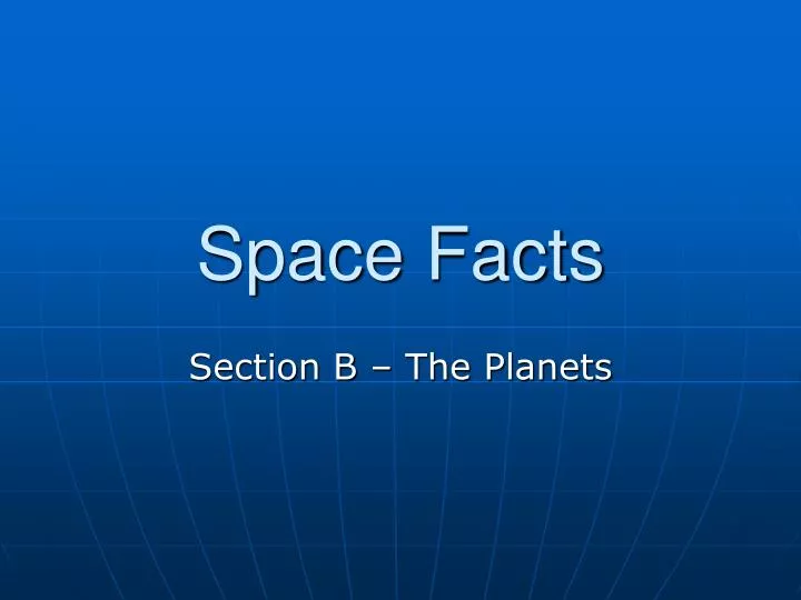 space facts
