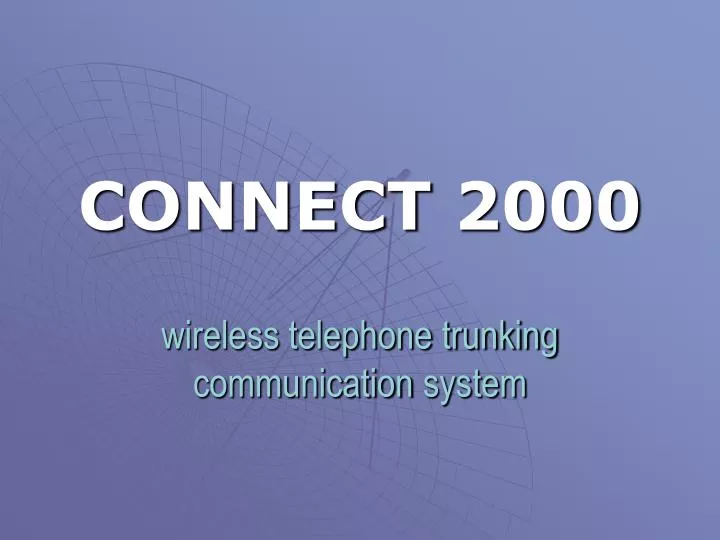connect 2000