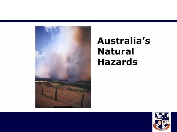 australia s natural hazards