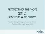 Strategies for Voter Protection: Empowering Citizens for Election Day Success - slide 1