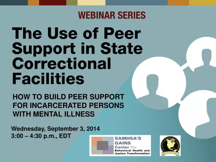 how to build peer support for incarcerated persons with mental illness