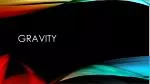 Gravity - slide 1