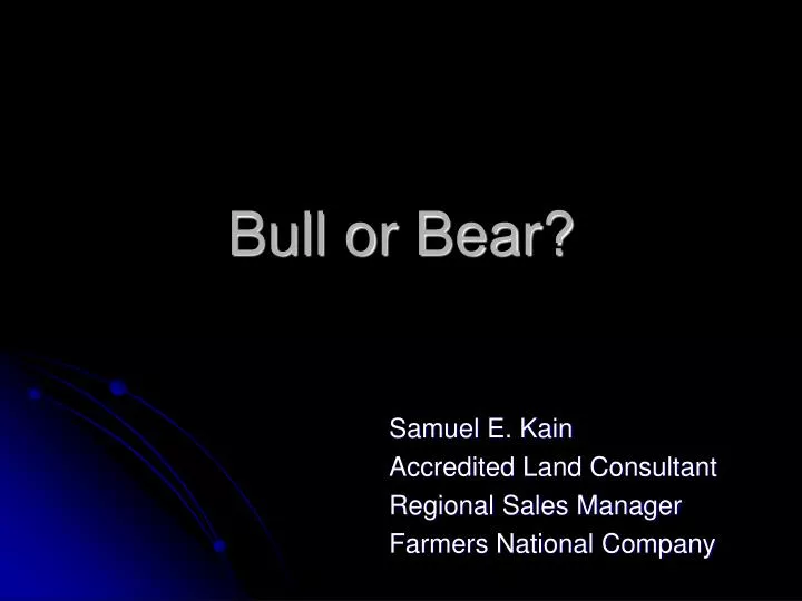 bull or bear