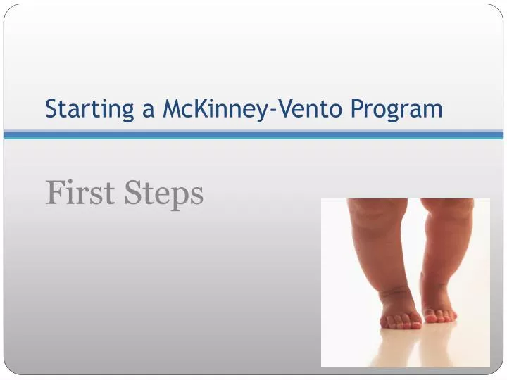 starting a mckinney vento program