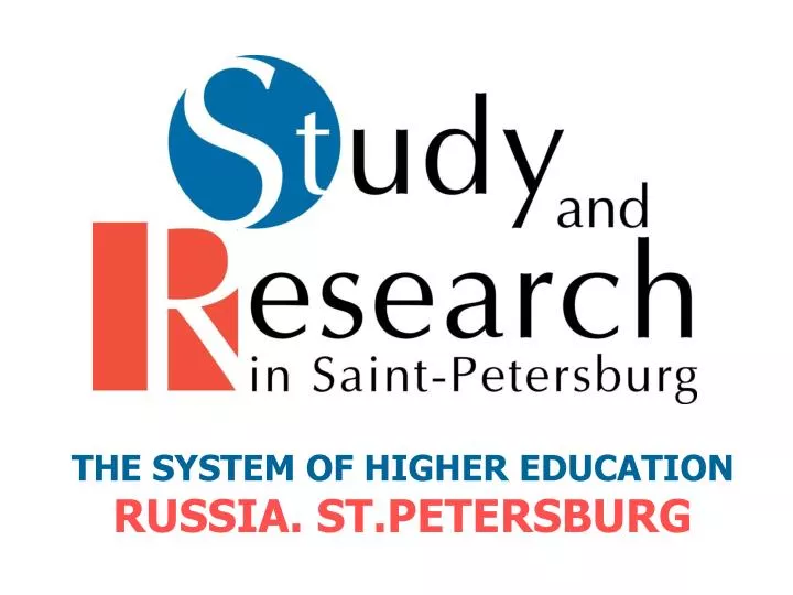 the system of higher education russia st petersburg