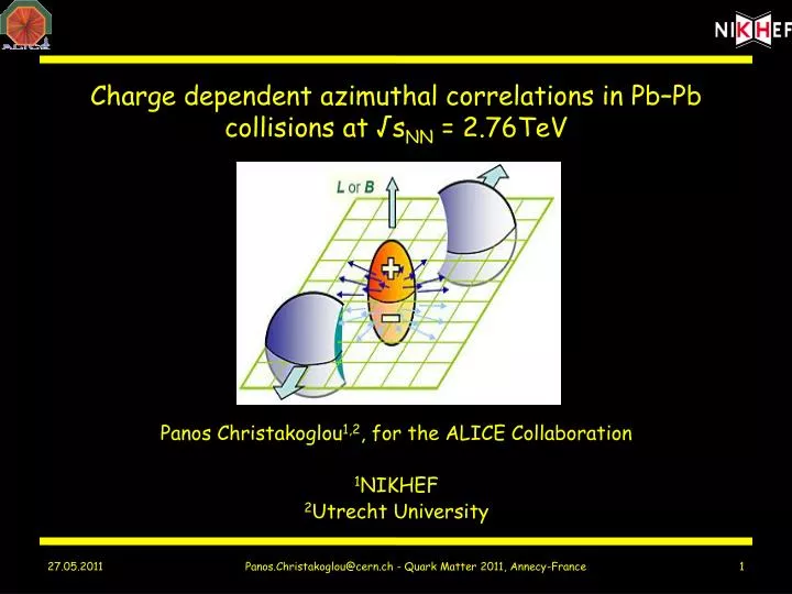 charge dependent azimuthal correlations in pb pb collisions at s nn 2 76tev