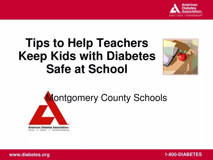 tips to help teachers keep kids with diabetes safe at school