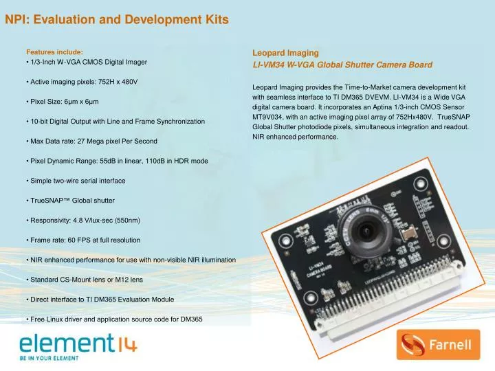 npi evaluation and development kits