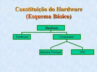 constitui o do hardware esquema b sico