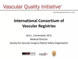 International Consortium of Vascular Registries