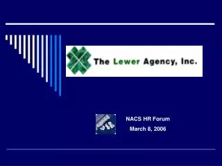 NACS HR Forum March 8, 2006
