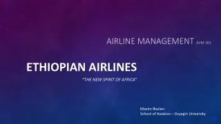 Airline Management AVM 301