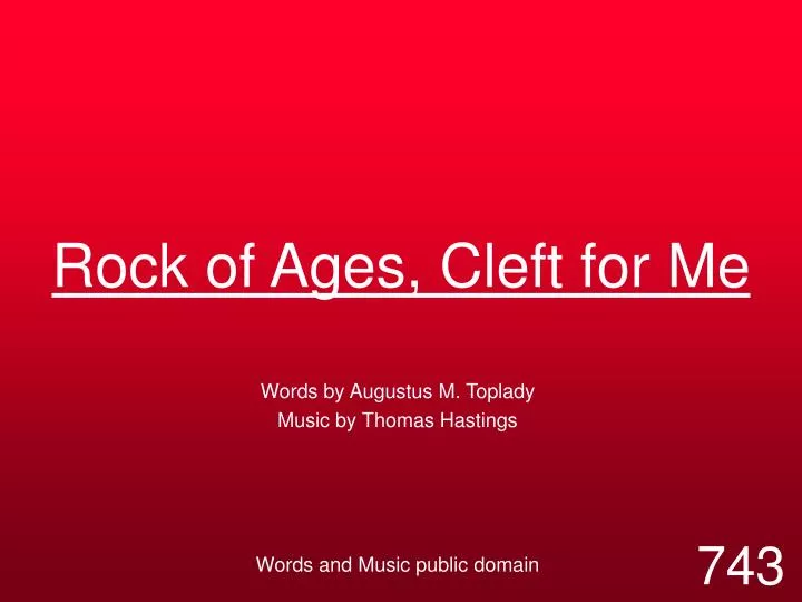 rock of ages cleft for me
