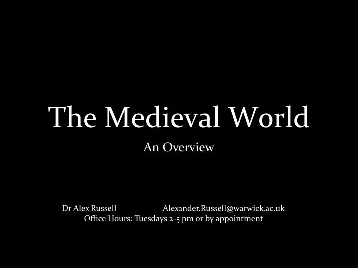 the medieval world