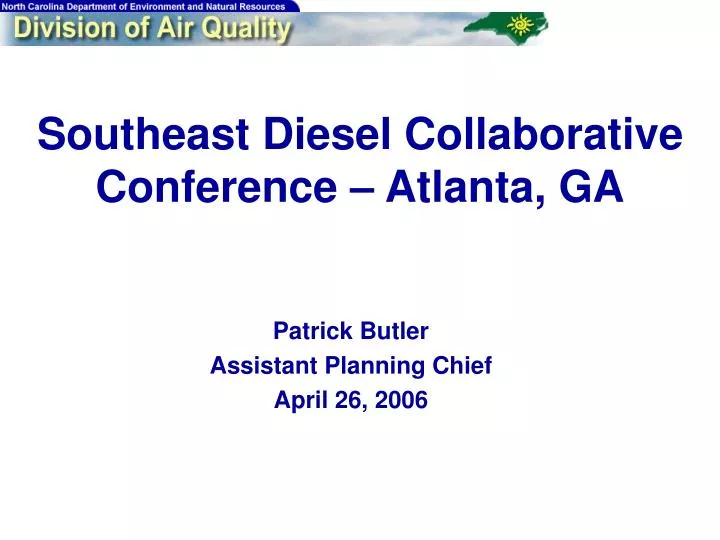 southeast diesel collaborative conference atlanta ga