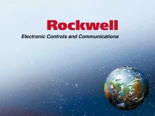 Electronic Controls and Communications