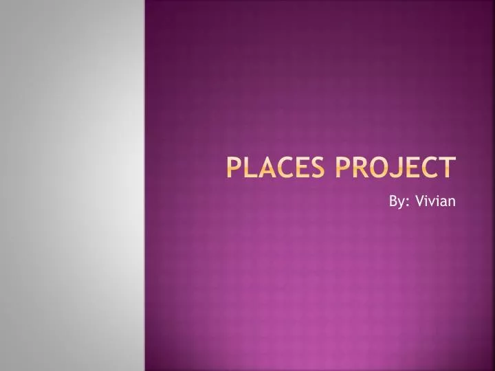 places project