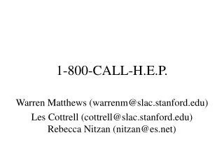 1-800-CALL-H.E.P.