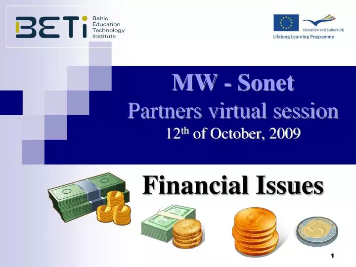 mw sonet partners virtual session 12 th of october 200 9
