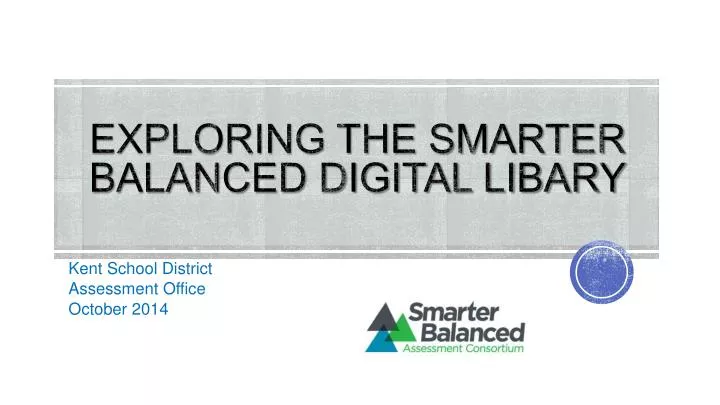 exploring the smarter balanced digital libary