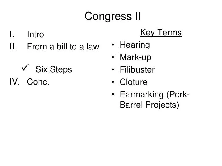 congress ii