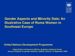 Gender Aspects and Minority Data: An Illustrative Case of Roma Women in Southeast Europe