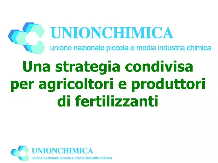 una strategia condivisa per agricoltori e produttori di fertilizzanti