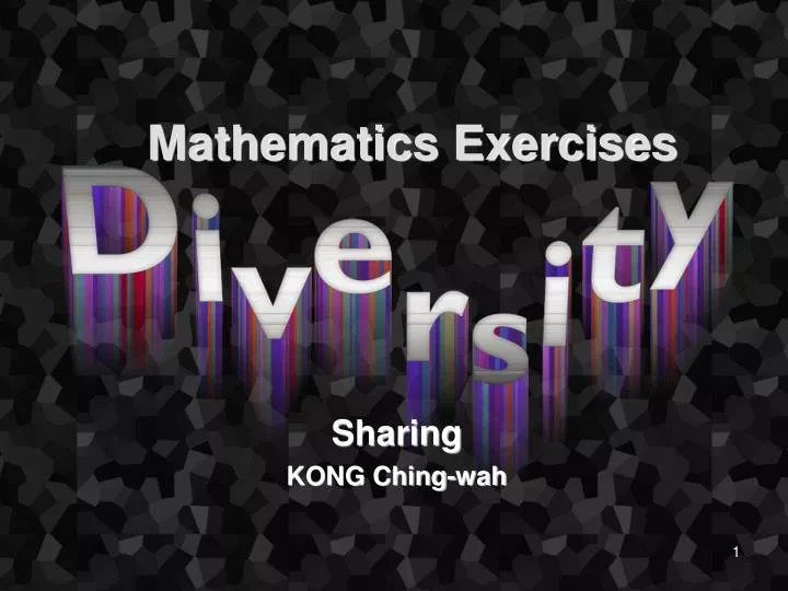mathematics exercises