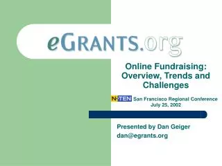 Online Fundraising: Overview, Trends and Challenges