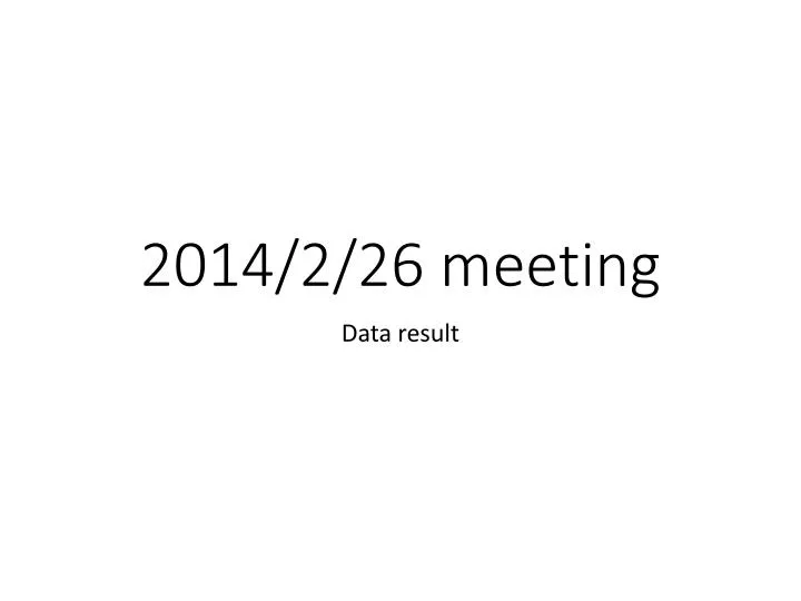2014 2 26 meeting