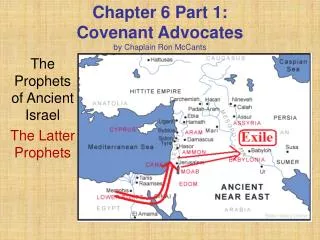 Chapter 6 Part 1: Covenant Advocates by Chaplain Ron McCants