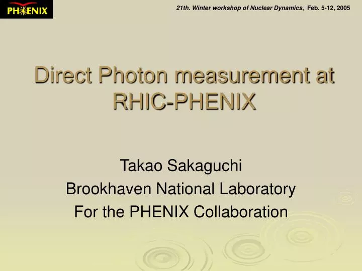 direct photon measurement at rhic phenix