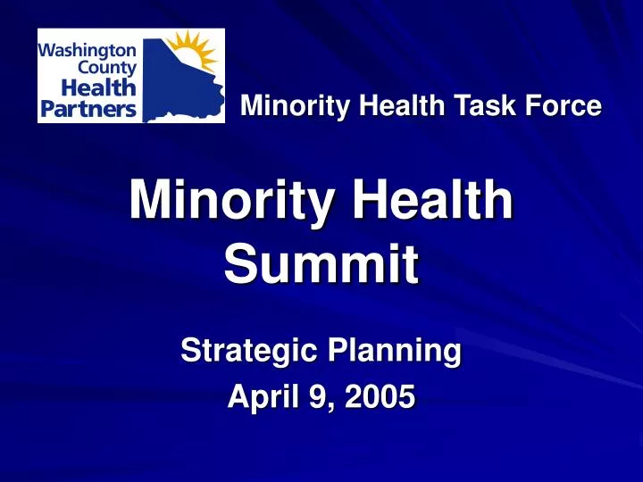 minority health summit