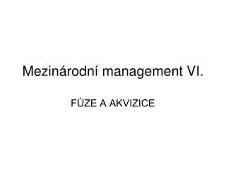 mezin rodn management vi