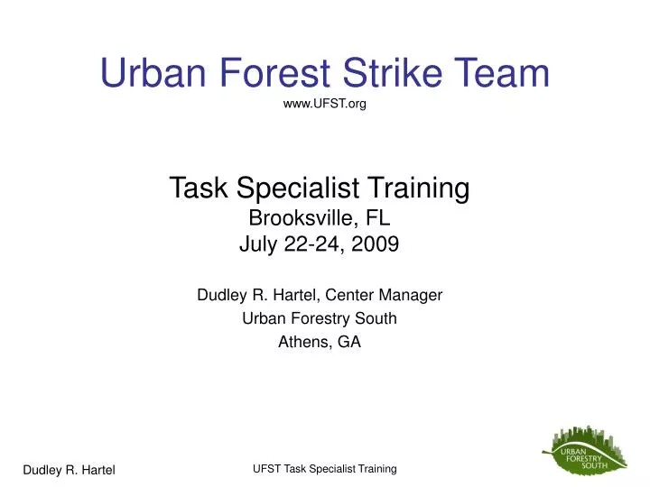 urban forest strike team www ufst org