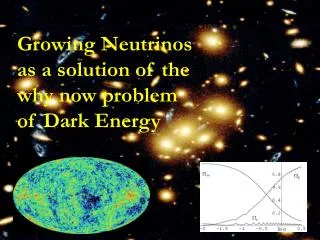 Growing Neutrinos as a solution of the why now problem of Dark Energy